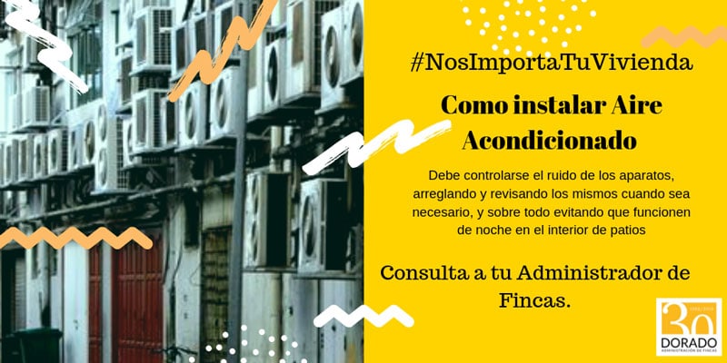 Como instalar aire acondicionado. Control del ruido como instalar aire acondicionado control de ruido administracion de fincas dorado ayg