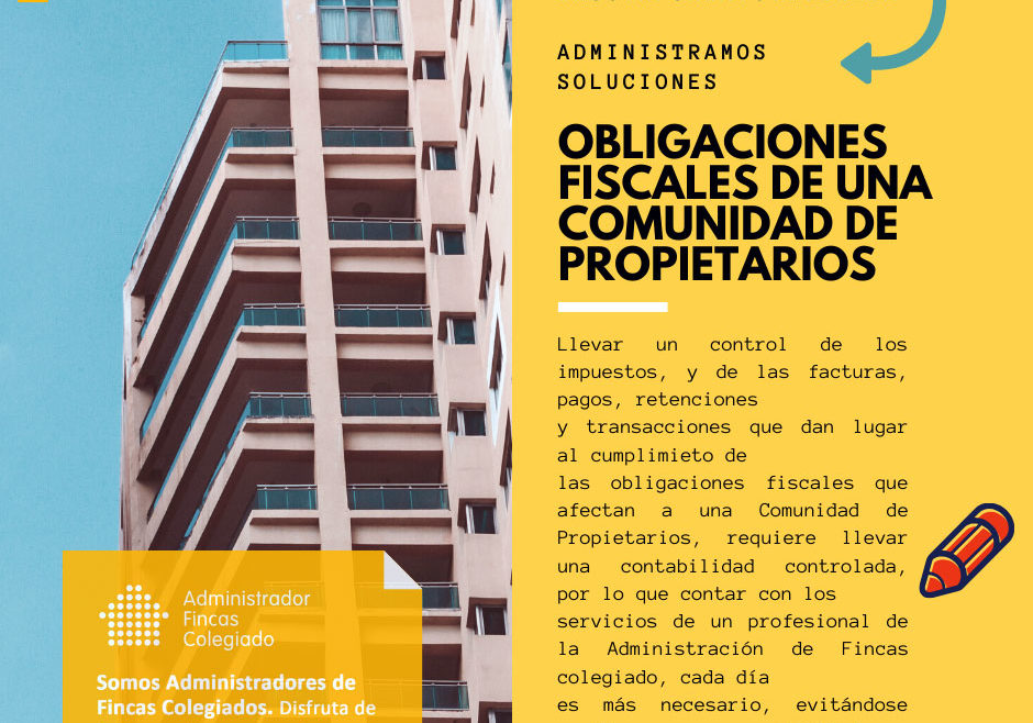 obligaciones fiscales de una comunidad de propietarios dorado administracion de fincas