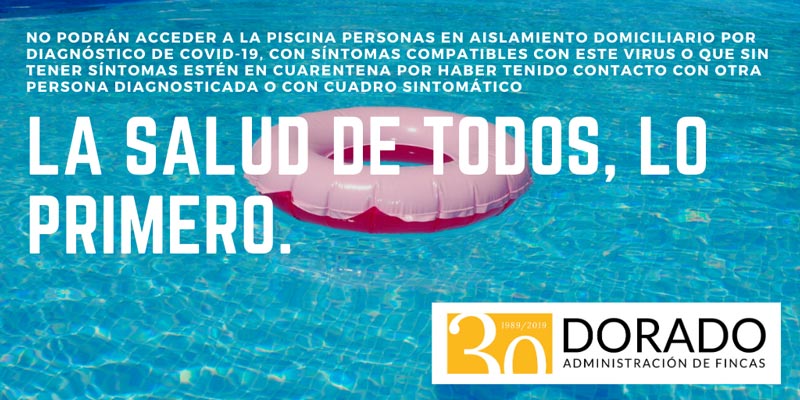 utilizacion piscina comunitaria consejos la salud de todos lo primero dorado administracion y gestion de fincas