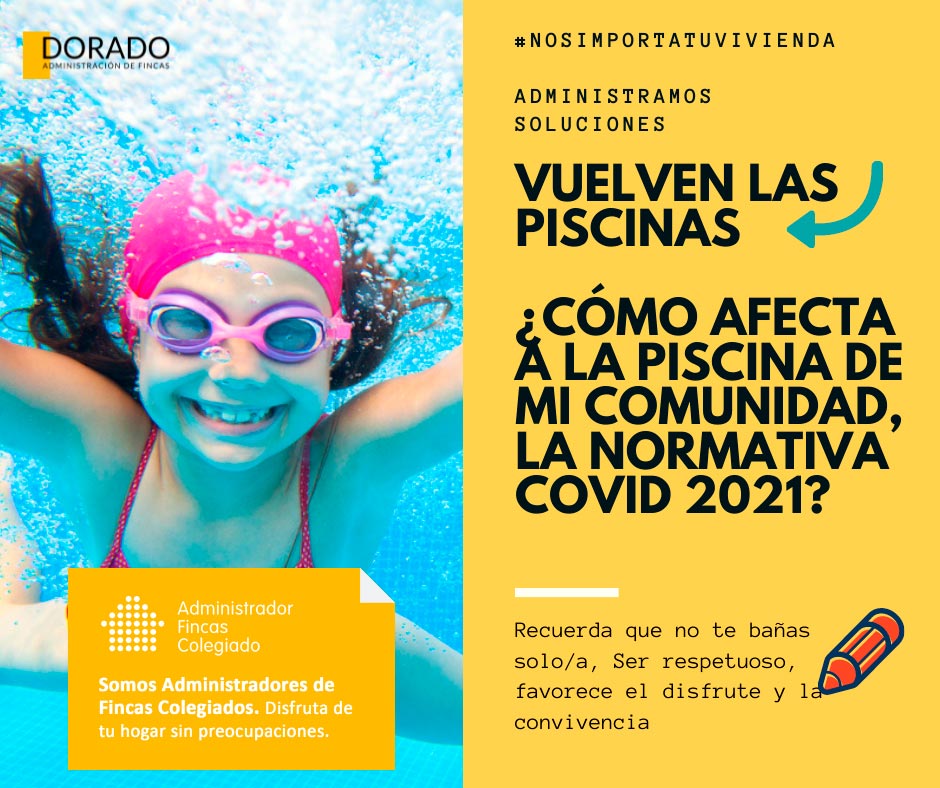 ¿Cómo Afecta a la piscina de mi Comunidad, la normativa Covid 2021 ¿Cómo Afecta a la piscina de mi Comunidad, la normativa Covid 2021